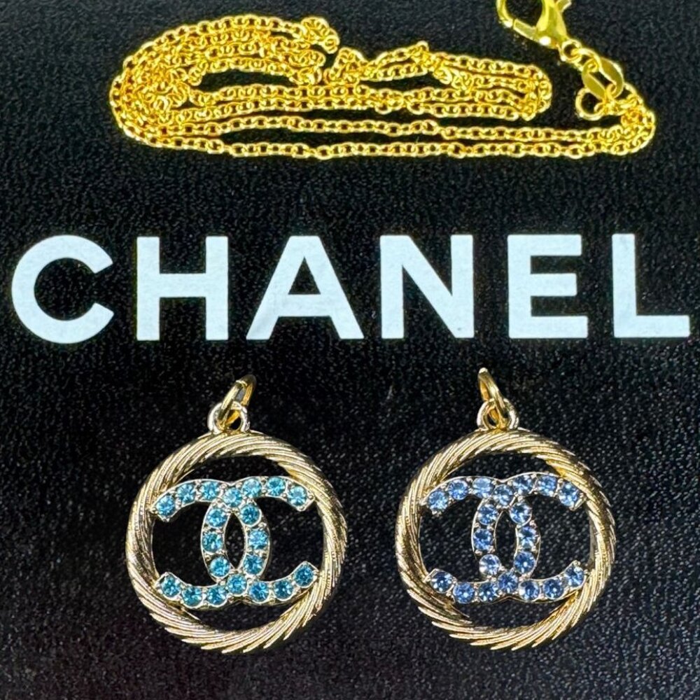 Chanel CC Rope Charm - Authentic Charm with Gold-Tone Unbranded Chain